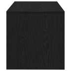 vidaXL TV-Schrank Schwarz Eiche-Optik 80x40x40 cm Holzwerkstoff