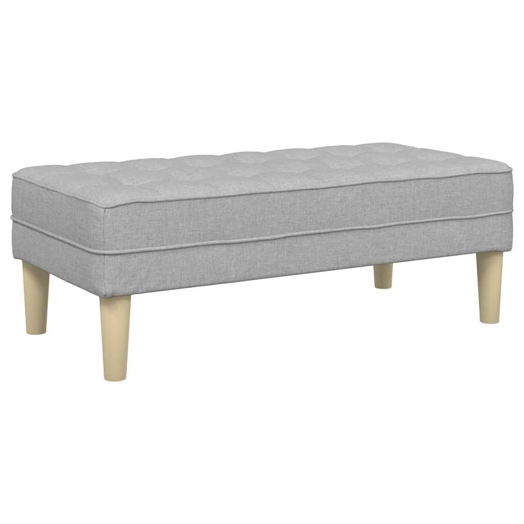vidaXL Sofa Set 2 pcs Wolkengrau 173 x 131 x 67 cm Polyester