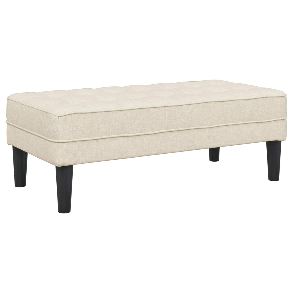 vidaXL Sofa Set mit Kissen 2 pcs Leinen Polyester