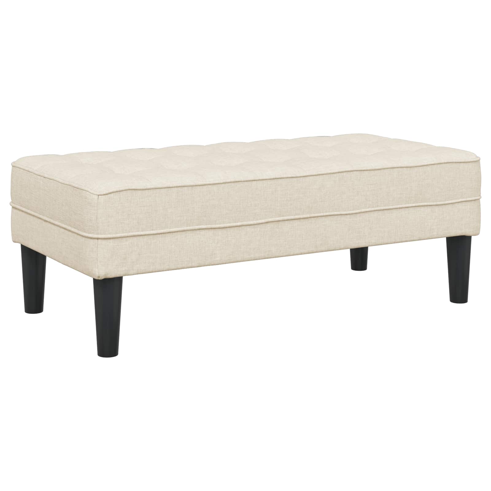 vidaXL Sofa Set mit Kissen 2 pcs Leinen Polyester
