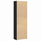 vidaXL Büroschrank Schwarz Eichen-Optik 60 x 32 x 190 cm Holzwerkstoff