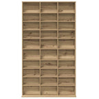 vidaXL CD Regal Artisan-Eiche 101 x 23 x 177,5 cm Holzwerkstoff