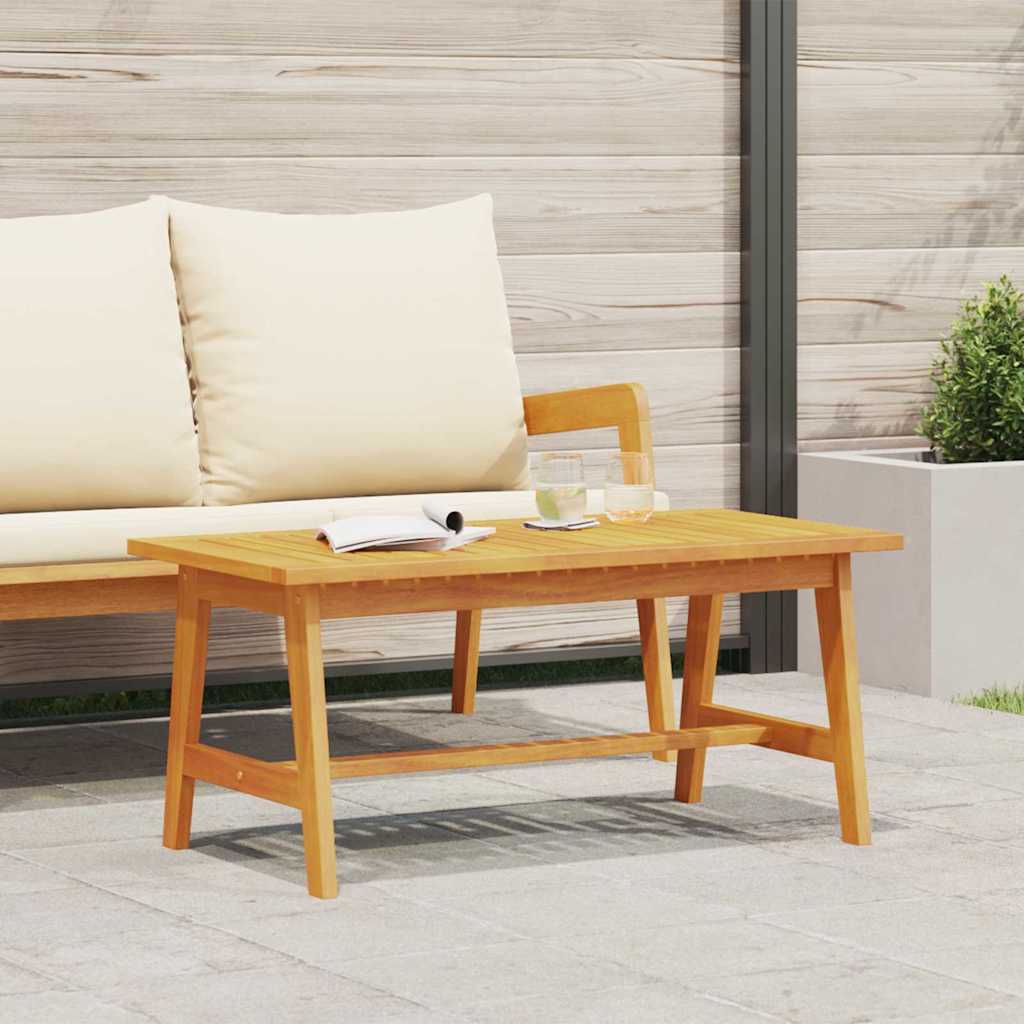 vidaXL Couchtisch Öl-Natur Massivholz Akazie