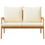 vidaXL Gartenbank Öl-Natur 115 x 65 x 71 cm Massivholz Akazie