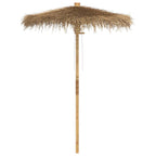 vidaXL Tiki-Schirm mit Bananenblatt-Dach 150 cm Bambus