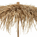 vidaXL Tiki-Schirm mit Bananenblatt-Dach 150 cm Bambus