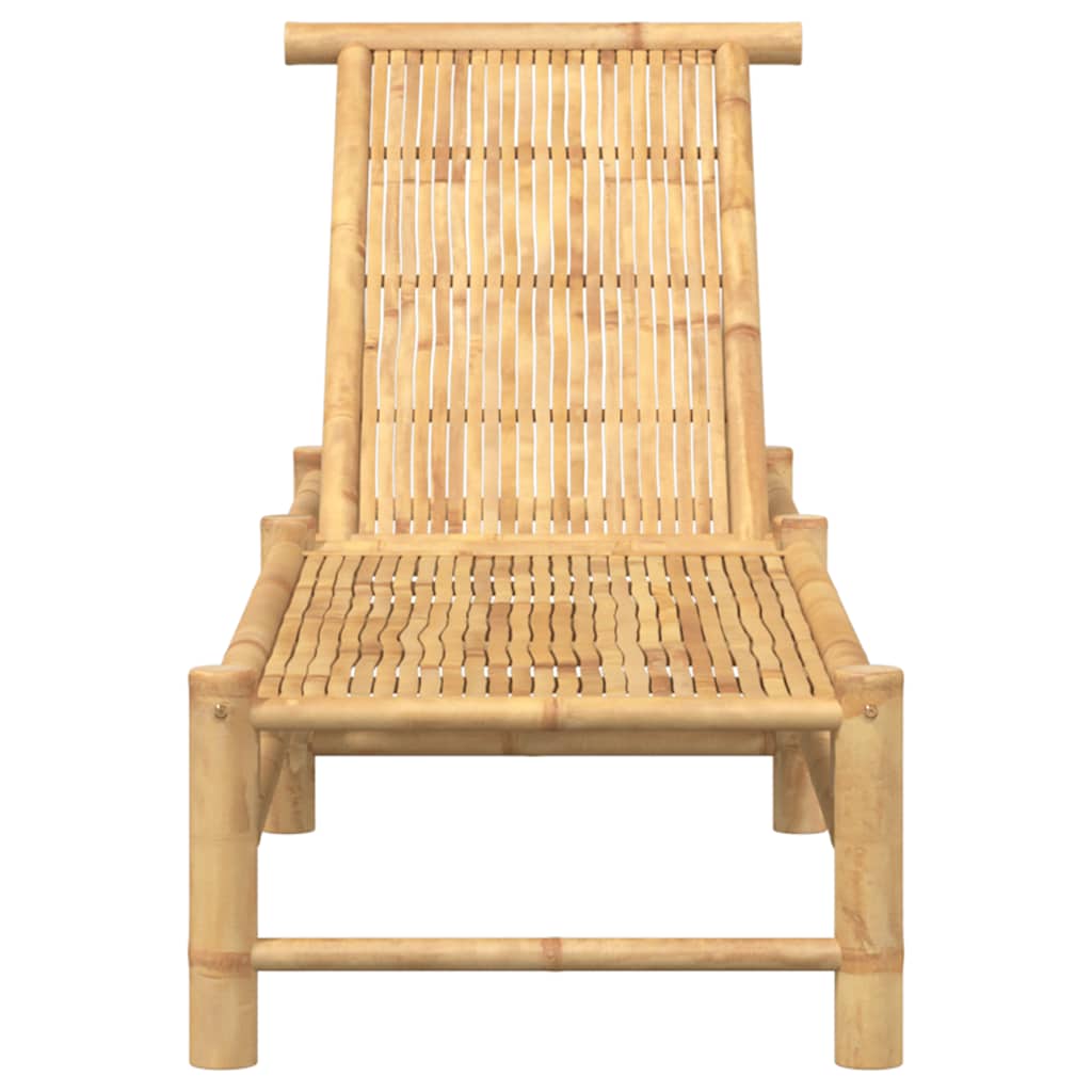 vidaXL Sonnenliege 55x199x30 cm Bambus