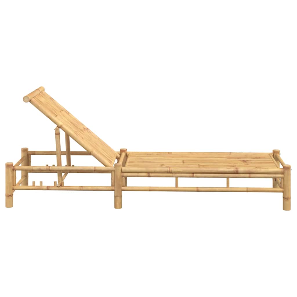 vidaXL Sonnenliege 55x199x30 cm Bambus