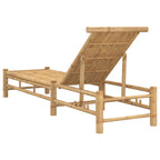 vidaXL Sonnenliege 55x199x30 cm Bambus