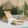 vidaXL Sonnenliege 55x199x30 cm Bambus
