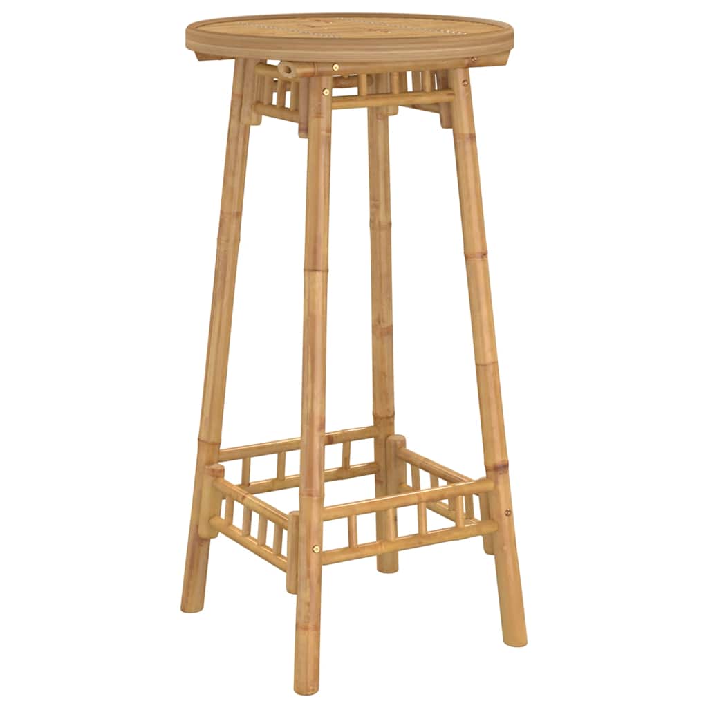vidaXL 3-tlg. Outdoor-Bar-Set Klappbar Bambus