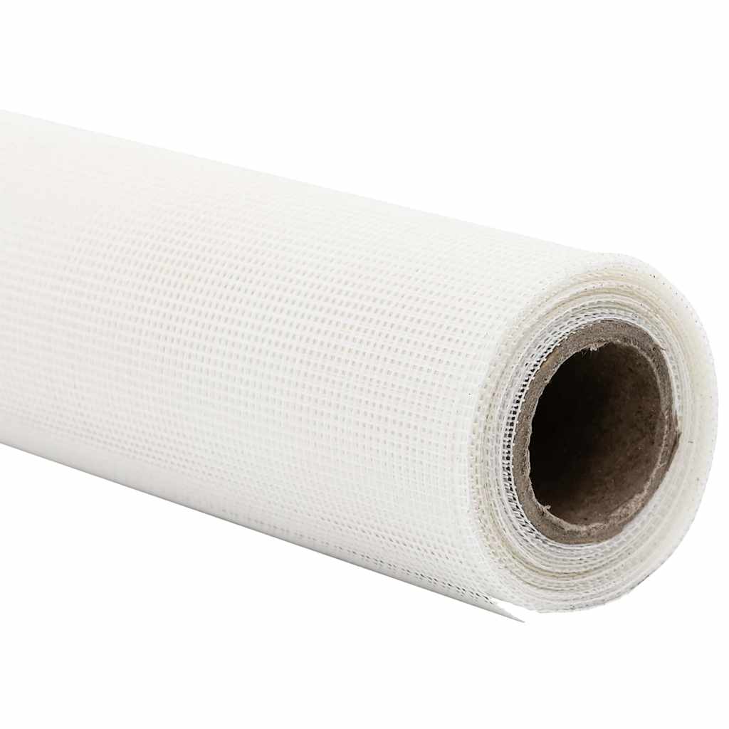 vidaXL Insektenschutzgitter Weiß 60 x 500 cm Glasfaser