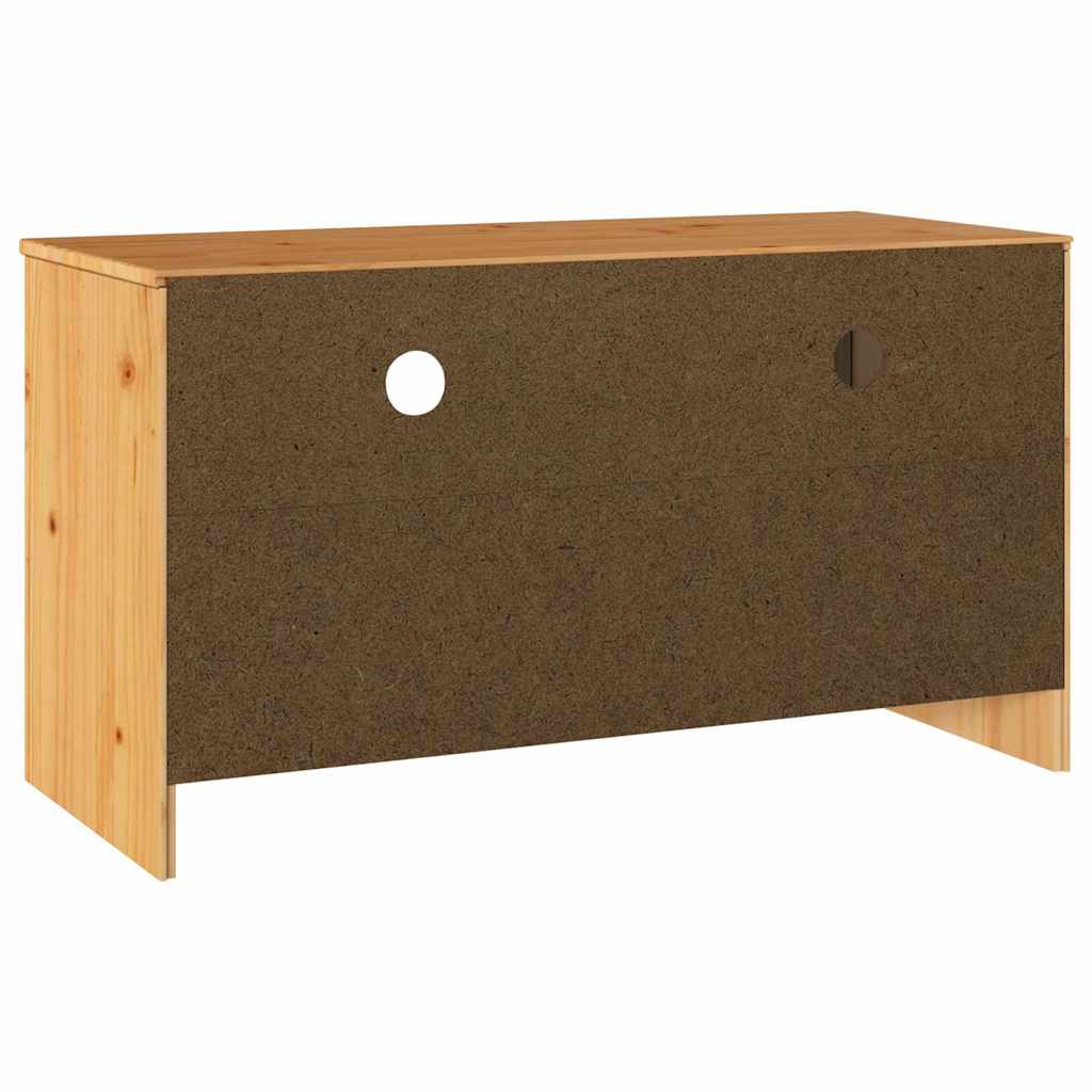 vidaXL TV-Schränk Drammen Eiche 99 x 43 x 55 cm Massivholz Kiefer