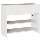 vidaXL Konsolentisch mit Schubladen Drammen Weiß 89,5 x 37 x 73 cm
