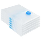 vidaXL Aufbewahrungstaschen 5 pcs Transparent und Blau 70 x 50 cm