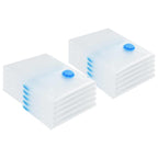 vidaXL Aufbewahrungstaschen 10 pcs Transparent und Blau 70 x 50 cm