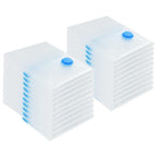 vidaXL Aufbewahrungstaschen 20 pcs Transparent und Blau 70 x 50 cm