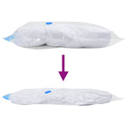 vidaXL Aufbewahrungstaschen 50 pcs Transparent und Blau 70 x 50 cm