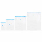vidaXL Aufbewahrungstaschen 15 pcs Transparent und Blau 130 x 100 cm