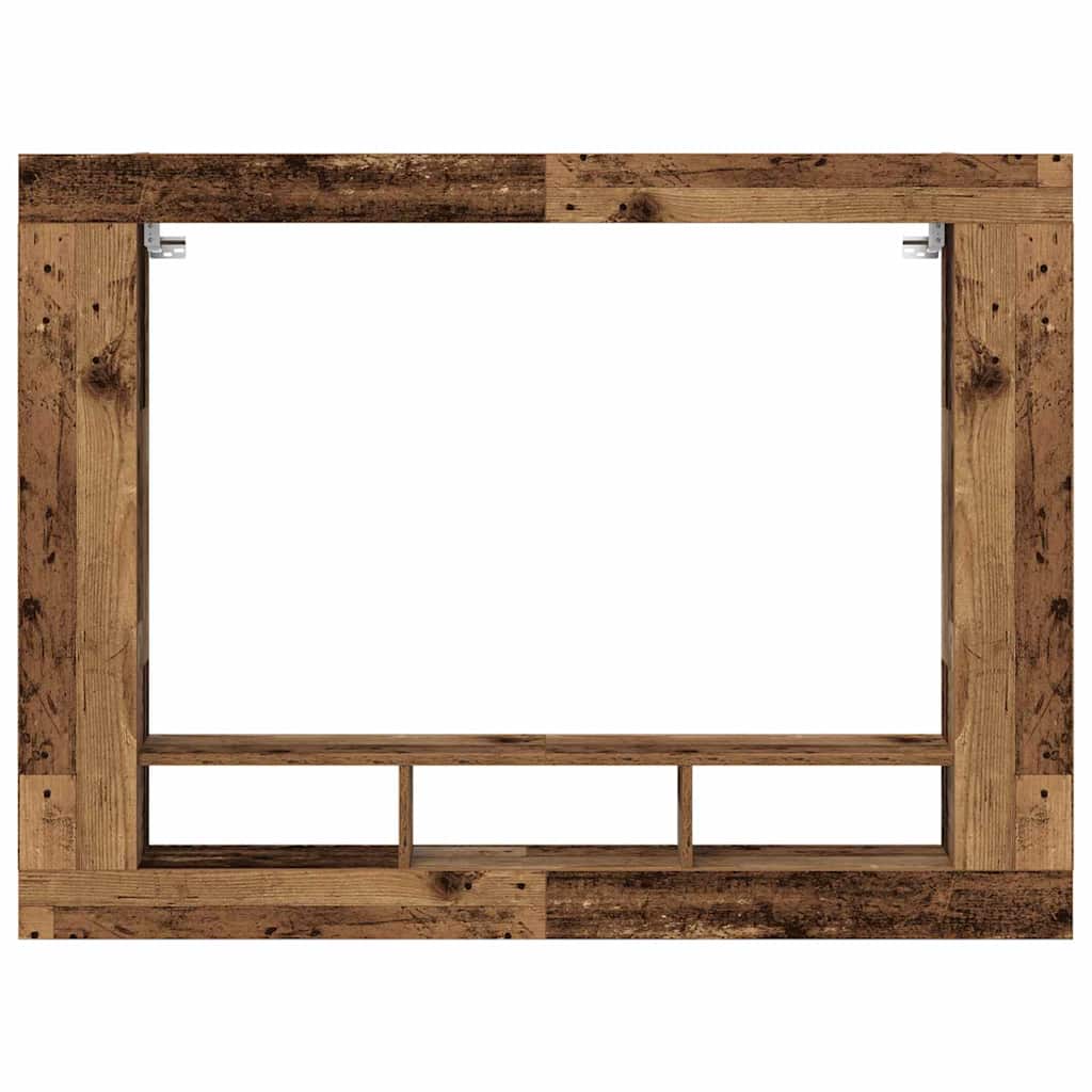 vidaXL TV-Schränk Wandmontiert Altholz 152 x 22 x 113 cm Holzwerkstoff