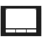 vidaXL TV-Schränk Schwarz Eichen-Optik 152 x 22 x 113 cm Holzwerkstoff