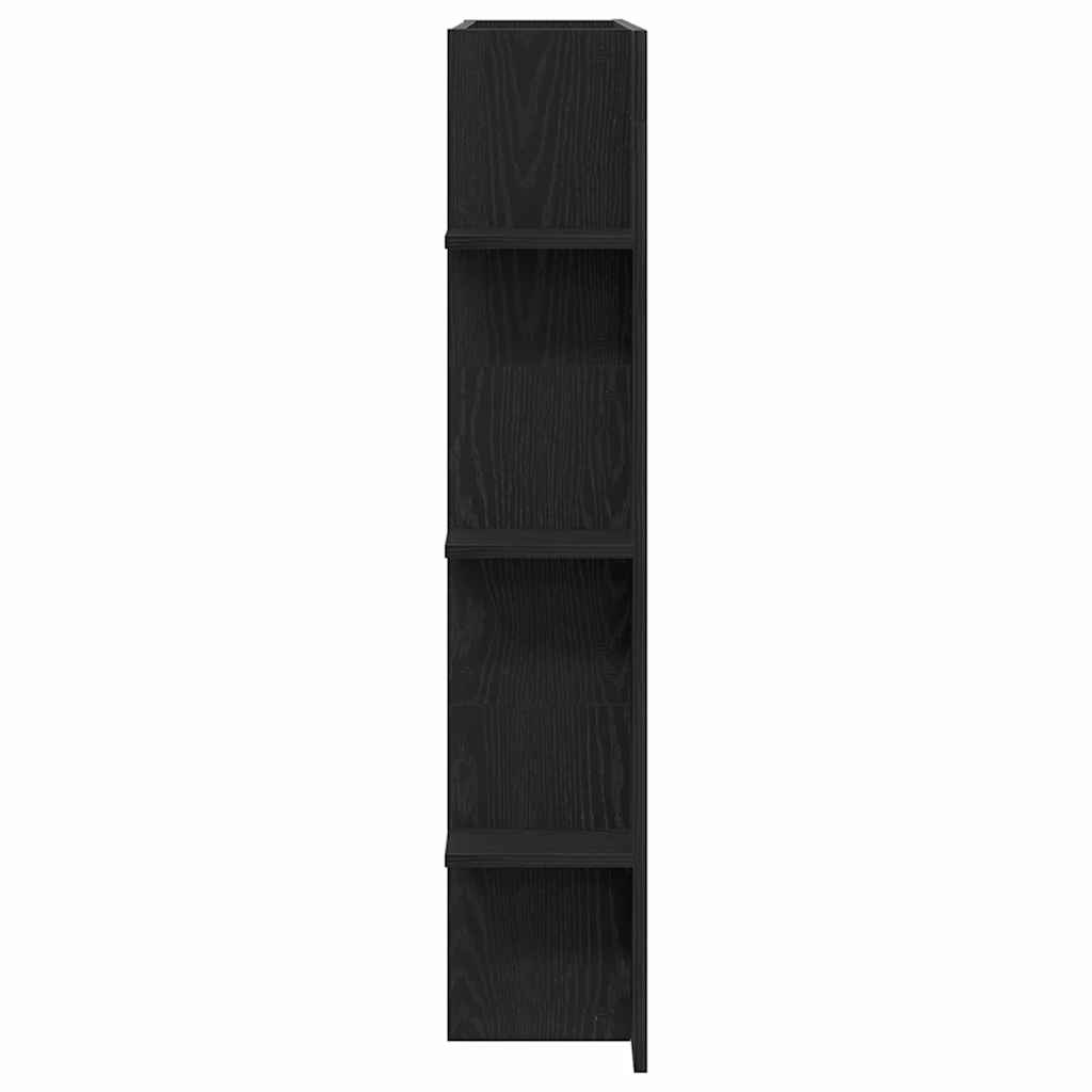 vidaXL TV-Schränk Schwarz Eichen-Optik 152 x 22 x 113 cm Holzwerkstoff