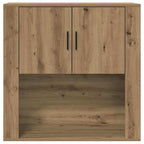 vidaXL Wandschrank mit Tür Artisan-Eiche 80 x 33 x 80 cm Holzwerkstoff