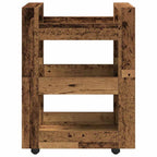 vidaXL Küchentrolley Eichenholz 60 x 45 x 80 cm Holzwerkstoff