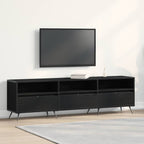 vidaXL TV-Schränk Schwarz Eichen-Optik 150 x 30 x 44,5 cm