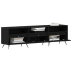 vidaXL TV-Schränk Schwarz Eichen-Optik 150 x 30 x 44,5 cm