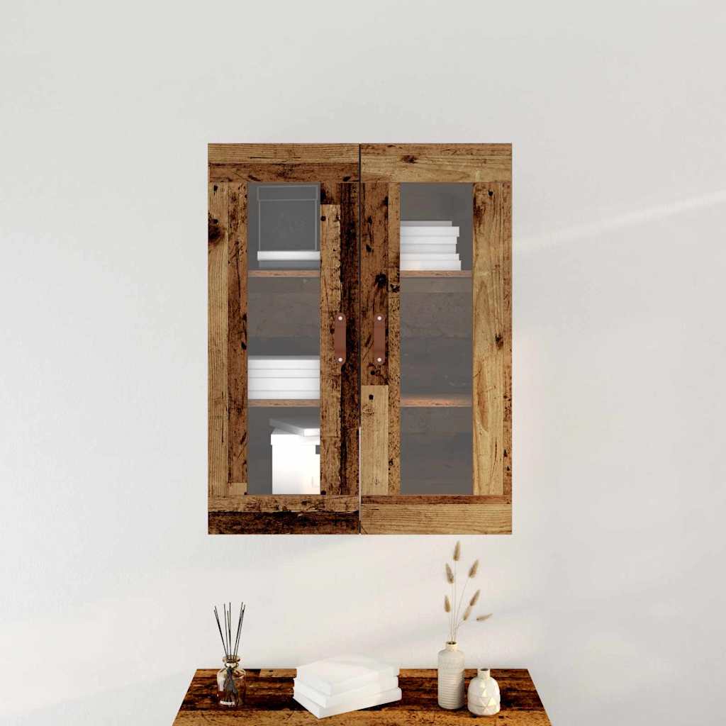 vidaXL Wandschrank Altholz 69,5 x 34 x 90 cm Holzwerkstoff