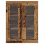 vidaXL Wandschrank Altholz 69,5 x 34 x 90 cm Holzwerkstoff