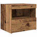 vidaXL Nachttisch 2 pcs Altholz 50 x 40 x 45 cm Holzwerkstoff