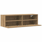 vidaXL TV-Wandschrank 2 pcs Artisan-Eiche 100 x 30 x 30 cm