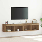 vidaXL TV-Schrankset 2 pcs Artisan-Eiche 80 x 30 x 30 cm Holzwerkstoff