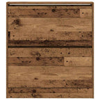 vidaXL Schuhschrank mit Regal Altholz 80 x 21 x 87,5 cm Holzwerkstoff