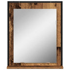 vidaXL Spiegel Altholz 50 x 12 x 60 cm Glas und engineered Holz