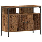 vidaXL Waschbeckenschrank Altholz 80 x 30 x 60 cm Holzwerkstoff
