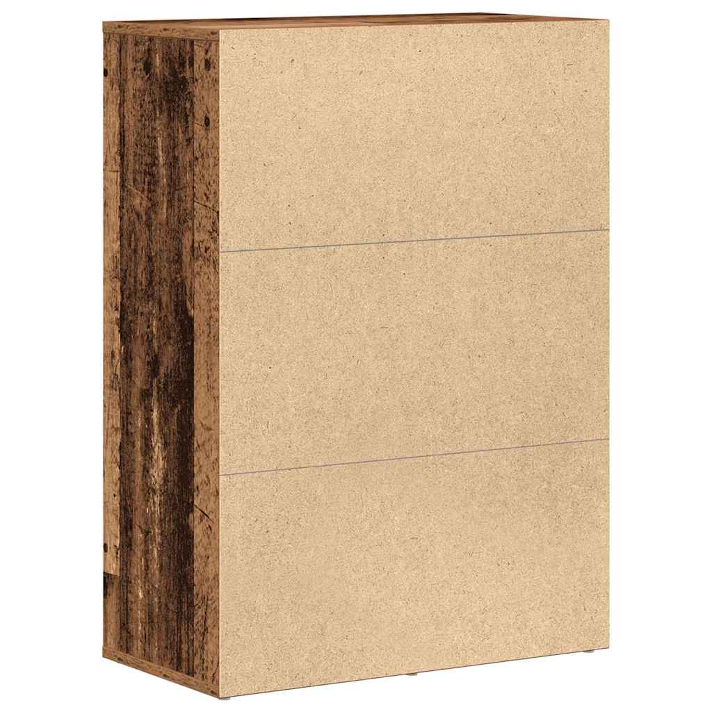 vidaXL Sideboard mit Schubladen Altholz 60 x 31 x 84 cm Holzwerkstoff