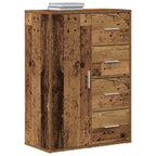 vidaXL Sideboard mit Schubladen Altholz 60 x 31 x 84 cm Holzwerkstoff