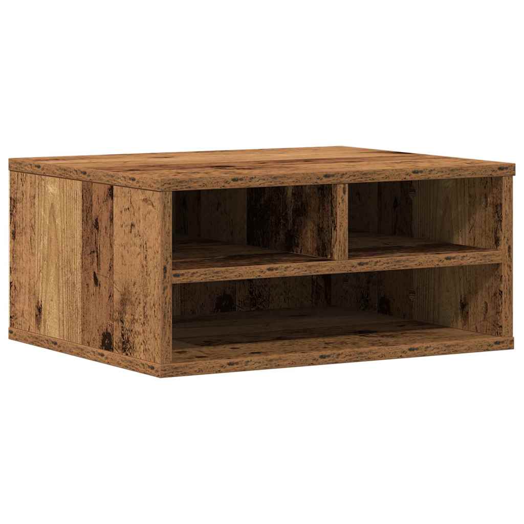vidaXL Druckerständer Altholz 49 x 40 x 22.5 cm Holzwerkstoff