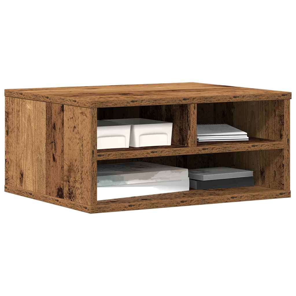 vidaXL Druckerständer Altholz 49 x 40 x 22.5 cm Holzwerkstoff