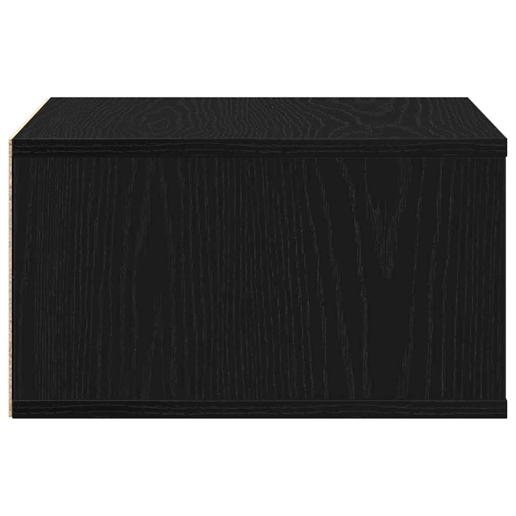 vidaXL Druckerständer Schwarz Eichen-Optik 49 x 40 x 22.5 cm