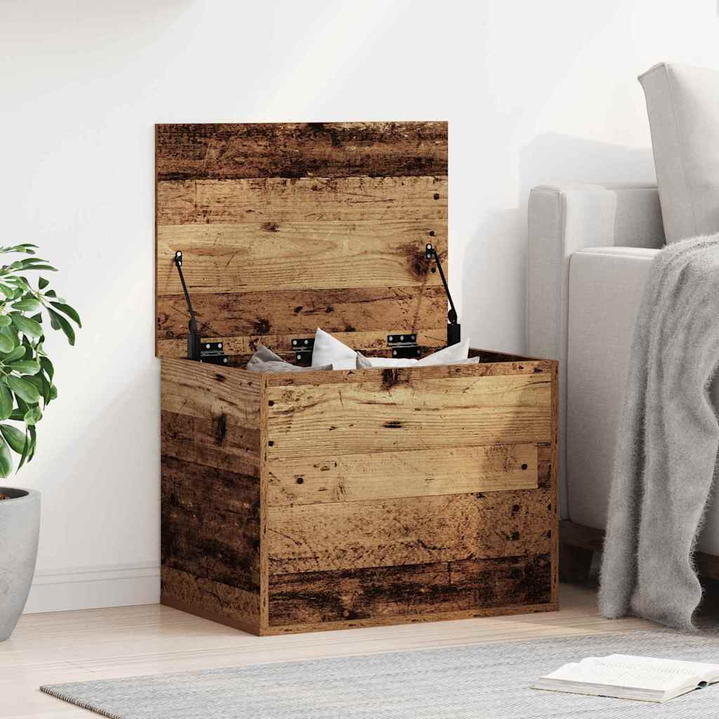 vidaXL Aufbewahrungsbox Altholz 60 x 42 x 46 cm Holzwerkstoff