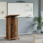 vidaXL Podium mit Schubladen Altholz 55 x 55 x 107 cm Holzwerkstoff