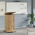 vidaXL Podium mit Regal Artisan-Eiche 55 x 55 x 107 cm Holzwerkstoff