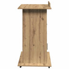 vidaXL Podium mit Regal Artisan-Eiche 55 x 55 x 107 cm Holzwerkstoff