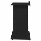 vidaXL Podium Schwarz Eichen-Optik 55 x 55 x 107 cm Holzwerkstoff