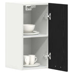 vidaXL Hängeschrank Schwarz Eichen-Optik 30x31x60 cm Holzwerkstoff