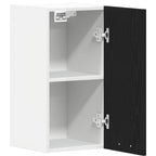 vidaXL Hängeschrank Schwarz Eichen-Optik 30x31x60 cm Holzwerkstoff
